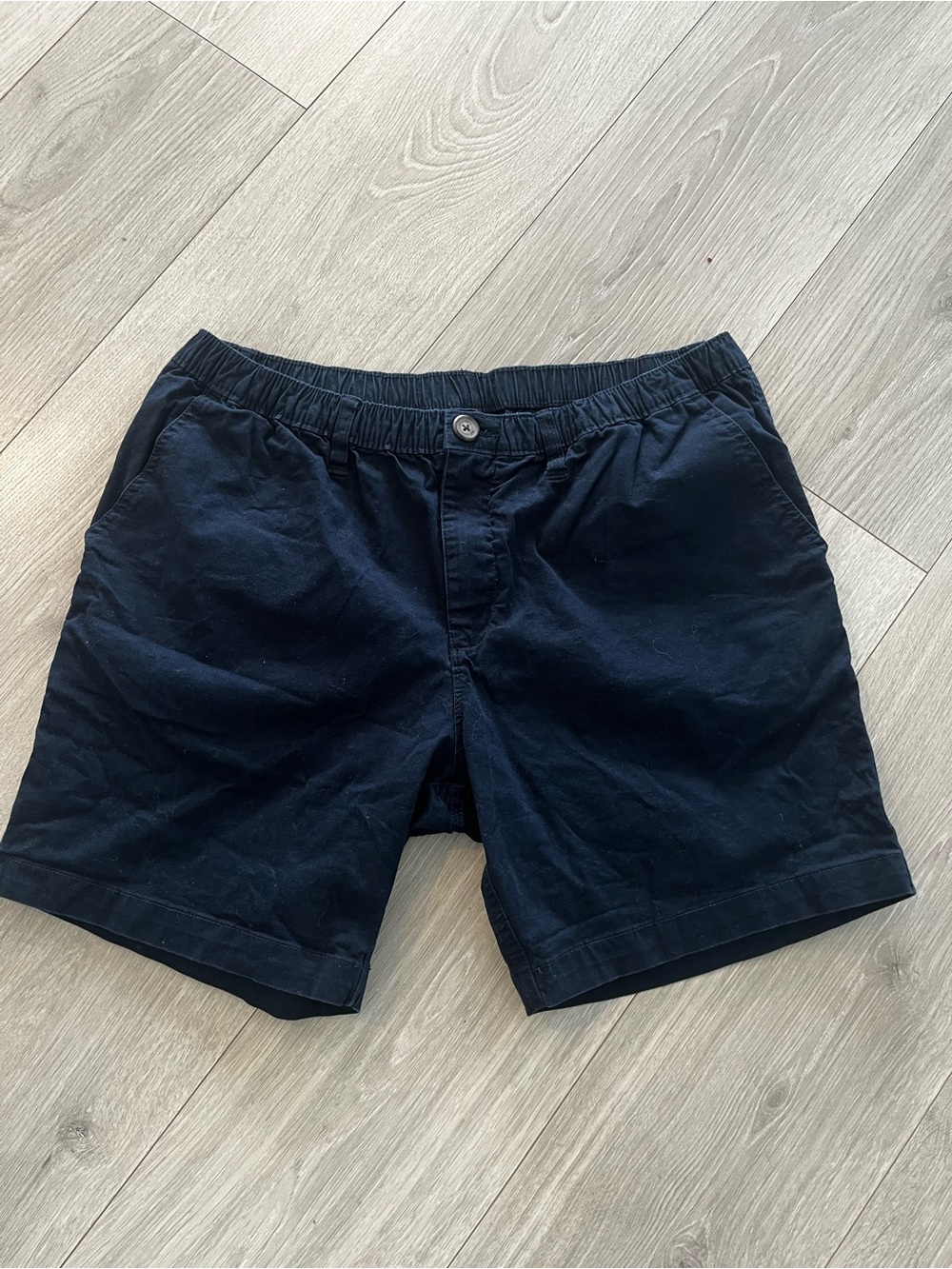 chubbies Navy Flat Front Casual Shorts